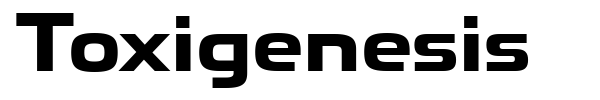 Toxigenesis font preview